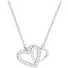 Sofia Milani - Collana da Donna in Argento 925 - con Pietra Zircone - Ciondolo a Cuore - 50300