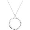 Sofia Milani - Collana da Donna in Argento 925 - Ciondolo a Cerchio Sfera - N0774