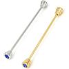 Hezhou Barra Spilla a Collo Camicia Spilla Cravatta Clip in Metallo Spilla Da Uomo Fermacravatta A Clip Del Colletto Della Camicia Collo Da Spilla Da Cravatta (H)