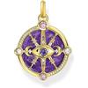 Thomas Sabo Ciondolo Argento Sterling 925 Placcato Oro PE956-565-13
