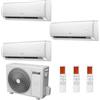 FERROLI CONDIZIONATORE FERROLI GIADA S TRIAL SPLIT 12000+12000+12000 BTU INVERTER R32 28-4 A++ WIFI