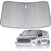 tivekeo Copertura del Parabrezza Dell'auto Sostituzione per Ford Transit Custom 2012-2025, Parasole per Parabrezza per Auto all'interno Pieghevole, Protezione Antipolvere Riflettente UV