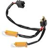 Yctze 2 pz LED Decoder Resistenza di Carico Faro Lampeggiante Senza Errori Cablaggio per H4 resistenza anti canbus h4,resistenza canbus h4,resistenza cambus h4,resistenza fari led h4,resistenza per lampada