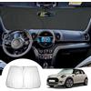 GAFAT Compatibile con Mini Cooper F55 F56 2015-2024 Protezione Solare per Parabrezza interno, Cooper F55 Parabrezza Parasole, Raffreddamento, Protezione UV, Accessori Cooper