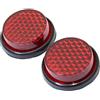 Ryde, riflettori di sicurezza per moto, rotondi/circolari, rosso