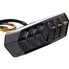 TOTMOX 12V Fanale posteriore per moto, TOTMOX Impermeabile DRL integrato Luce di marcia Indicatore di direzione per luce freno, per H-onda MSX/GROM125 CB650F CBR650F CTX700N YG125