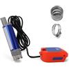 WingFly Pompa acqua 38 mm per MAKITA BL 18V batteria, pompa diesel da 21 V per diesel liquido per olio d'acqua, pompa sommersi con mesh filtro, per veicolo, auto, barca marina, roulotte
