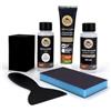 SOFOLK DEPUIS 1989 Kit di rinnovamento in Pelle e Similpelle: Riparazione + Pittura + Vernice Protettiva - Volante, Sedile Auto, Poltrona, Scarpe (5-Light Grey)