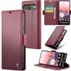 Rerzoiro Cover per Google Pixel 9/9 Pro Custodia Portafoglio [Blocco RFID] Premium Pelle PU Wallet Case Flip Libro con Porta Carte Slot Supporto Flip Case per Google Pixel 9/9 Pro, Rosso