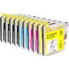 Jhaan Cartucce per stampante LC-980 LC-985, compatibili con Brother LC980, LC985 | Per Brother DCP-163C DCP-165C DCP-167C DCP-195C DCP-365CN DCP-373CW DCP-375CW DCP-383C DCP-385C MFC-250C MFC-290C MFC-5895CW