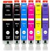 Amaprint 580 581 Cartucce compatibili con Canon PGI-580 XXL CLI-581 XXL con Foto Blu per TS8150 TS8250 TS8350 TS8350a TS8351 TS8351a TS8352 TS8352a Multipack 6 Cartucce d'inchiostro