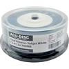 ACU-DISC - Confezione da 25 CD-R con fondo nero, stampabili a getto d'inchiostro, 52 x 700 MB, 80 min