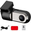 Mulcort Dashcam USB per auto, fotocamera per auto, navigatore Android, telecamera dashboard DVR, rotazione a 360 gradi, videoregistratore auto con sistema ADAS, supporto grandangolare 140°, registrazione in