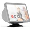 PlusAcc Supporto per Echo Show 8 (3a generazione) - Supporto regolabile con funzione di inclinazione e base antiscivolo compatibilità con i modelli di iPhone(nero)