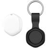 CHZHVAN Air Tracker Tag Localizzatore con custodia impermeabile,Compatibile con Apple Dov'è (solo iOS),Batteria Sostituibile,Cercatore di Bluetooth per Borse,Bagagli,Animali Domestici e Zaini,1 nero