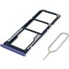 Eonpam Vassoio Carta SIM per (Xiaomi Redmi Note 9T) qualità Originale Porta Scheda SIM Ricambio Slot Scheda Memoria SD con Pin della Scheda SIM(Viola)