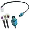 Adapter Universe Adapter-Universe - Adattatore distributore universale per antenna auto con connettore singolo e doppia presa (Z) FAKRA