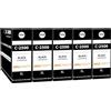 Amaprint 5 XL cartucce compatibili con Canon PGI 2500XL Nero adatto per Canon Maxify IB4000 IB4050 IB4100 IB4150 MB5000 MB5050 MB5100 MB5150 MB5155 MB5300 MB5350 MB5400 MB5450 MB5455