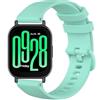 GIOPUEY Cinturini Compatibile con Xiaomi Redmi Watch 5 Active/5 Lite, Morbido Silicone Cinturino [Resistente all'Usura] [Traspirante] - Green