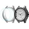 GIOPUEY Cover + 3 Flessibile Pellicola Protettiva per Xiaomi Watch 2 PRO, Soft TPU, Shock Resistant - Black