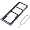 Eonpam Vassoio Carta SIM per (Realme 7 PRO) qualità Originale Porta Scheda SIM Ricambio Slot Scheda Memoria SD con Pin della Scheda SIM(Argento)
