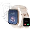 Cfyywqf 6 Pezzi Pellicola Idrogel per ‎RUIMEN ‎D1 1,85 pollici,Smart Watch Trasparente TPU Pellicola Protettiva,Touch Sensibile Protector Film,Protezione Schermo autorigenerante