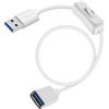 YINGAYOU Cavo USB 3.0 con Interruttore On/Off Cavo USB Maschio Femmina con Interruttore Supporta 5Gbps Trasmissione Dati e Funzione di Ricarica, Per PC Portatile, Ventilatore, Lampade (Bianco, 1.5 m)