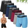 EKQ Boxer Uomo in bambù Mutande Uomo Confezione da 7 Intimo Multipack con Elastico in Vita, Ultra Morbido Comodi e Traspiranti Intimo Maschile