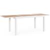 BIZZOTTO Tavolo da Giardino Rettangolare Allungabile Bizzotto Hilija 140-210X77CM Bianco - 664019