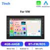 StarTech Autoradio - Lettore multimediale 2-DIN - Touchscreen da 17,8 cm - CarPlay e Android Auto - Memoria 4 GB RAM + 64 GB ROM - Processore da 2,0 GHz - Risoluzione 1024×600 - GPS, Wi-Fi, Bluetooth