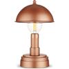 REV Lampada da tavolo a LED senza fili Classic - Lampada a fungo con touch, dimmerabile (10-100%), 65 lm, luce bianca calda, lampada da tavolo a batteria per interni, color rame