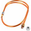 SEIWEI Tubo di scarico per compressore d'aria da 6 mm, tubo flessibile in alluminio per compressore d'aria, parti di ricambio per compressore d'aria (80 cm / 31,5 pollici)