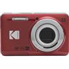 KODAK FOTOCAMERA DIGITALE KODAK PixPro FZ55 Zoom ottico 5x, 16,76 megapixel, Rosso