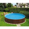 Piscina AZURO WOOD Ø 4,60 m - h 1.20 m fuori terra rotonda