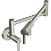 Moen Rubinetto della cucina a due maniglie del riempitore del vaso S665SRS, punto resiste inossidabile