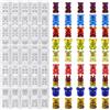Nifocc Stampo in silicone a 45 fori, con forma di orsacchiotto in resina epossidica 3D, per gioielli fai da te, portachiavi, orecchini, charm