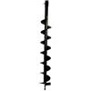 Bricoferr BFGB80 Punta da 8 cm per affettatrice a Benzina, Nero