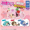 Takara Tomy Hatsune Miku Slip & Slide Figure 2 set completo di 4 capsule Takara Tomy Gacha