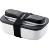 Guzzini Store On The Go Store&Go Set Lunch Box con Posate da Viaggio, 20 x 12 x