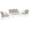 Bizzotto Set4 Salotto Miravet Wall