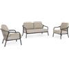 Bizzotto Set3 Salotto Edvige Antracite