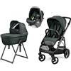 Peg Perego PROMO MODULAR DAYS Trio Peg Perego Veloce con Culla Belvedere e Primo Viaggio Slk + Borsa Cambio Metal Metal