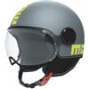 MOMODESIGN Momo Design casco jet Fgtr Classic 2206 - Fluo Grigio giallo opaco