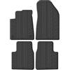 Gledring Tappetini in gomma compatibili con Citroen C3 Aircross II 2024 (profilo a T 4 pezzi + clip di montaggio)