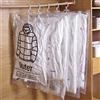 GQIYIBBEI Sacchetti portaoggetti sottovuoto trasparenti appendibili Borsa organizer per riporre guardaroba compresso per abbigliamento, cappotti, piumini, copertura antipolvere