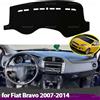 Copertura del cruscotto dell'auto Evitare la luce Pad Cruscotto Zerbino Copertura del cruscotto per Fiat Bravo 2007-2014 2010 2011 2012 2013 Tappeti