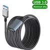 KAFNHCKA Cavo dati di trasmissione ad alta velocità da 1 m 2 m 3 m Cavo di prolunga USB 3.0 Tipo A Adattatore maschio-femmina per disco U Fotocamera TV PC portatile