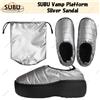 SUBU Sandalo SUBU Vamp Platform argento taglia unisex