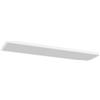 HOMCOM Set da 4 Lampade da Soffitto Colore Regolabile con Interruttore DIP e a Parete 3000K/4000K/6000K, 120x30x3,7 cm, Bianco | Aosom Italy