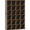 HOMCOM Mobile Contenitore Multimediale, Libreria in Legno con Ripiani Regolabili, 89x130,5 cm, Marrone | Aosom Italy